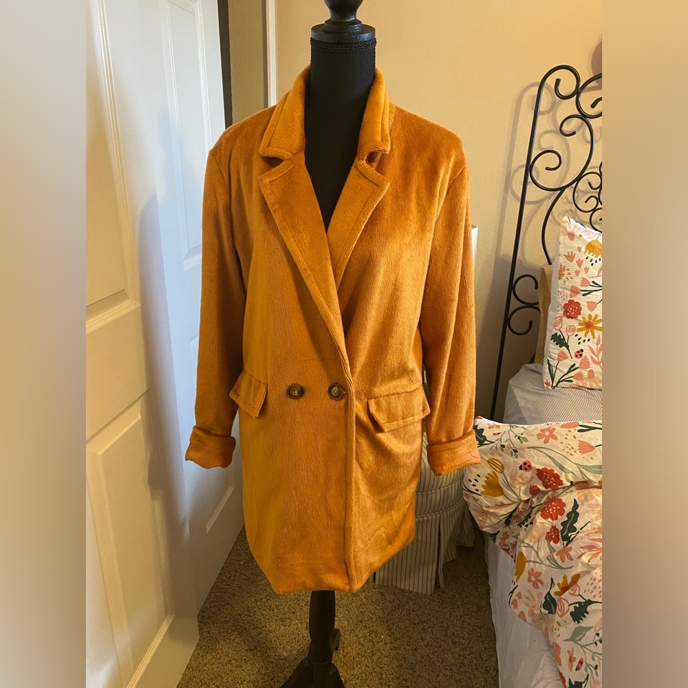 HAVE coat - small, rust orange
